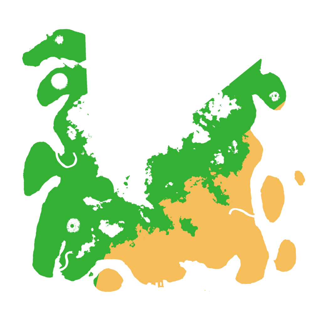 Biome Rust Map: Procedural Map, Size: 3500, Seed: 7458780
