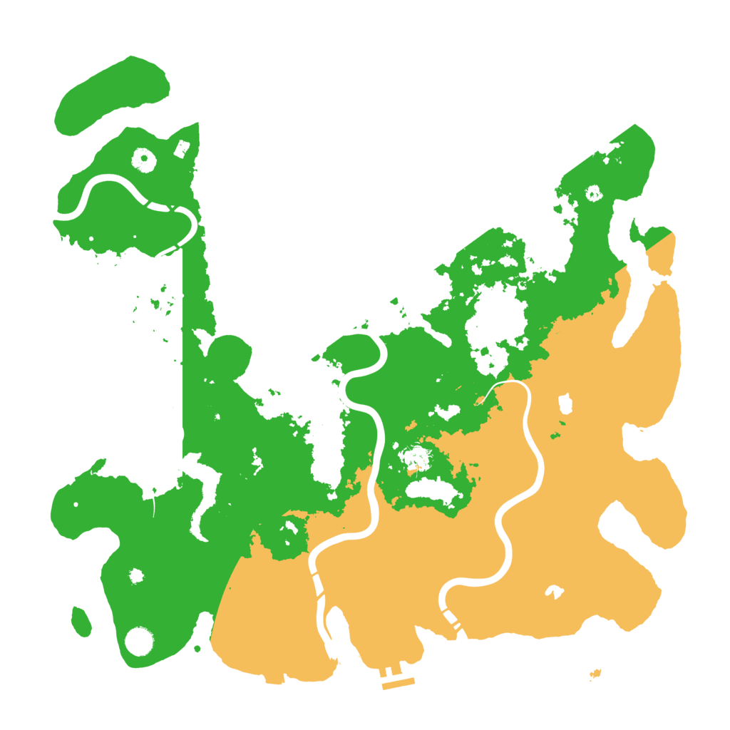 Biome Rust Map: Procedural Map, Size: 4500, Seed: 2103882088