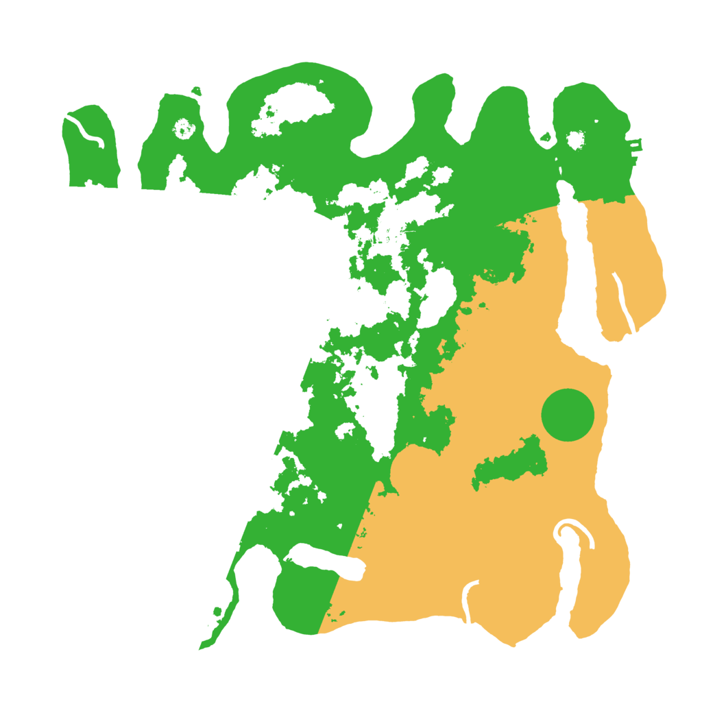 Biome Rust Map: Procedural Map, Size: 3500, Seed: 7458779