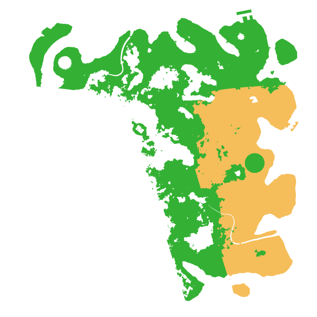 Biome Rust Map: Procedural Map, Size: 4250, Seed: 1379549511