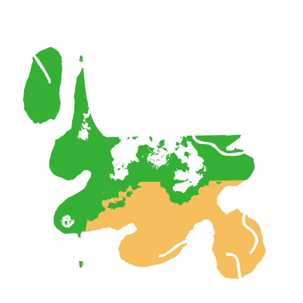 Biome Rust Map: Procedural Map, Size: 2500, Seed: 13528