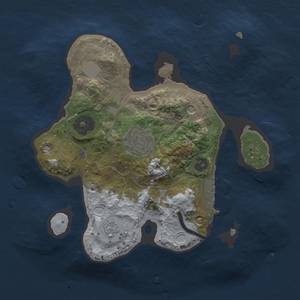 Thumbnail Rust Map: Procedural Map, Size: 2200, Seed: 7, 9 Monuments