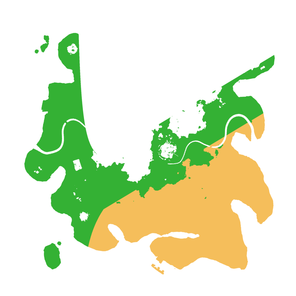 Biome Rust Map: Procedural Map, Size: 3000, Seed: 58957