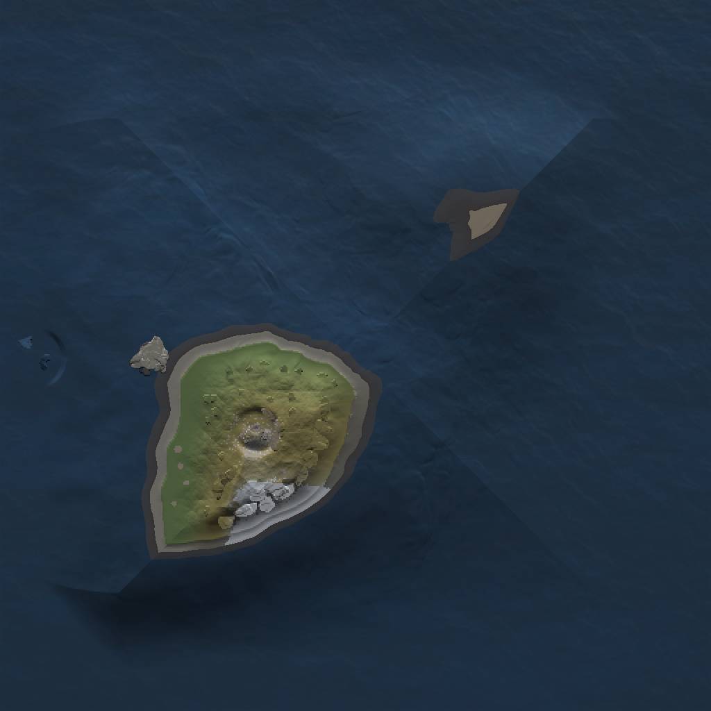 Rust Map: Procedural Map, Size: 1000, Seed: 1746256598, 3 Monuments