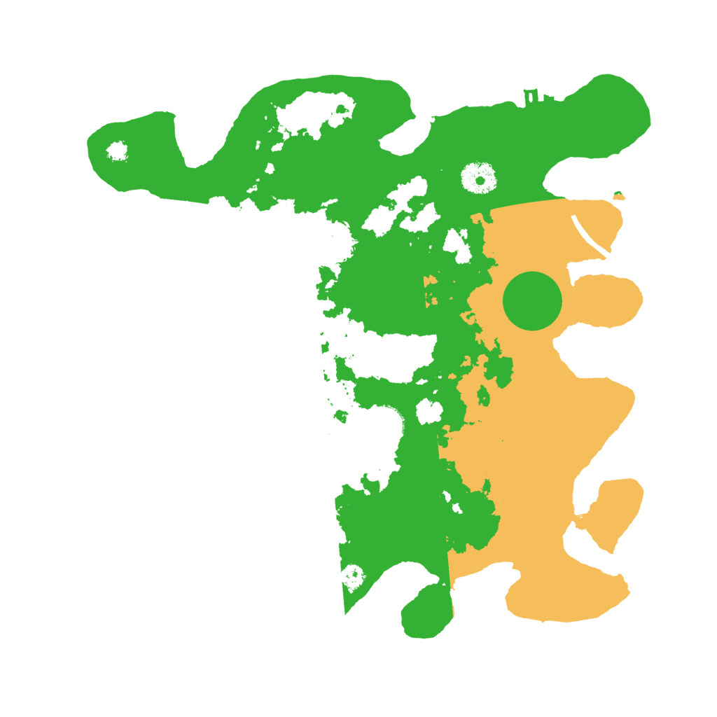 Biome Rust Map: Procedural Map, Size: 3200, Seed: 2197100