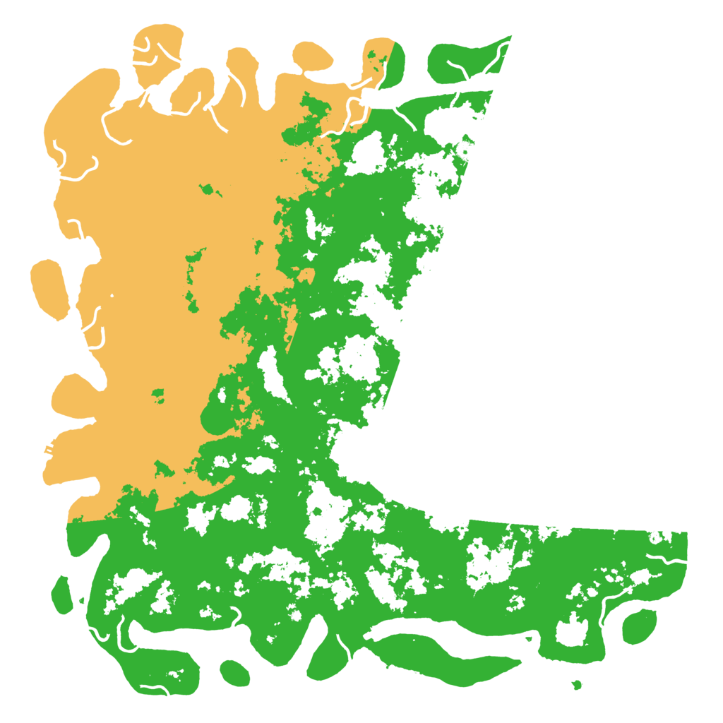 Biome Rust Map: Procedural Map, Size: 6000, Seed: 455988674