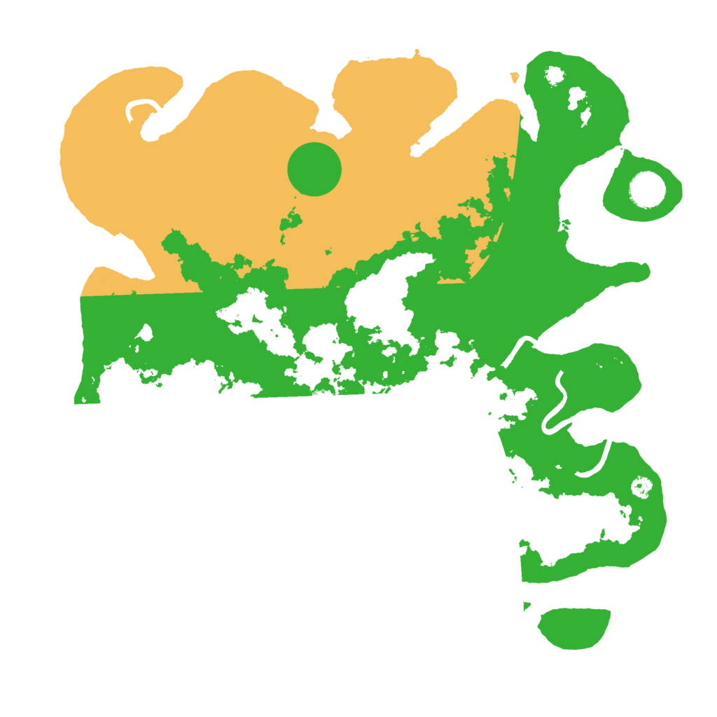 Biome Rust Map: Procedural Map, Size: 3500, Seed: 7458778