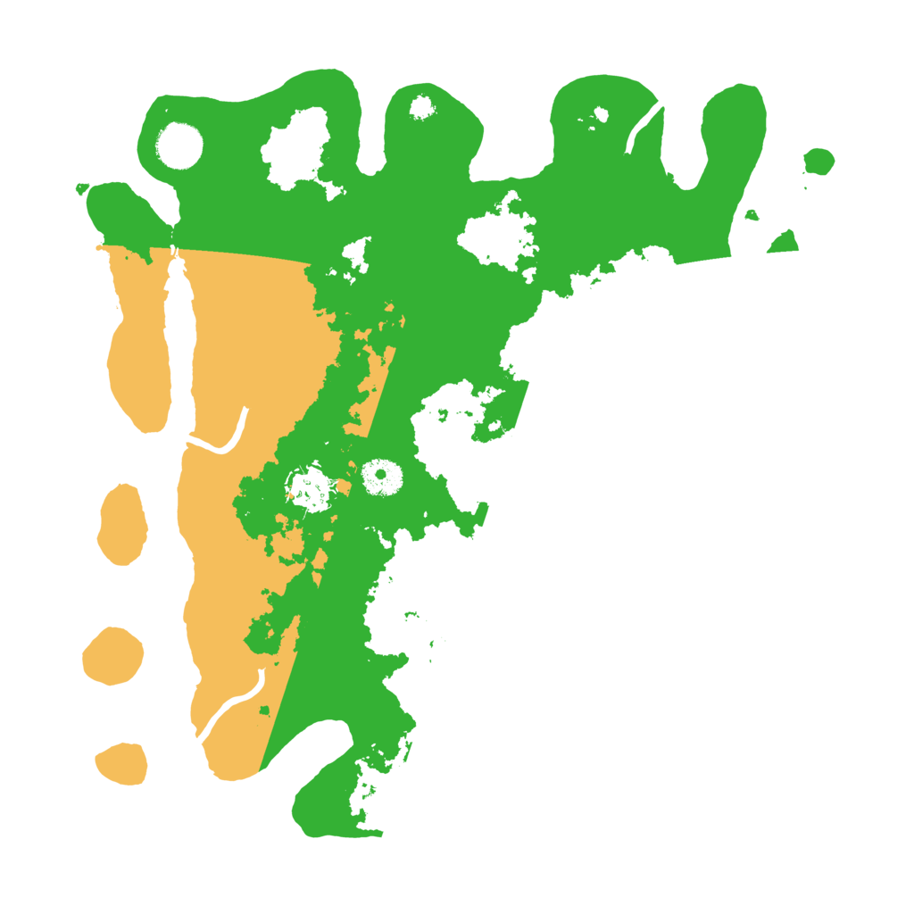 Biome Rust Map: Procedural Map, Size: 3500, Seed: 234572457