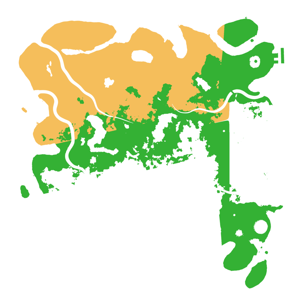 Biome Rust Map: Procedural Map, Size: 4000, Seed: 51531