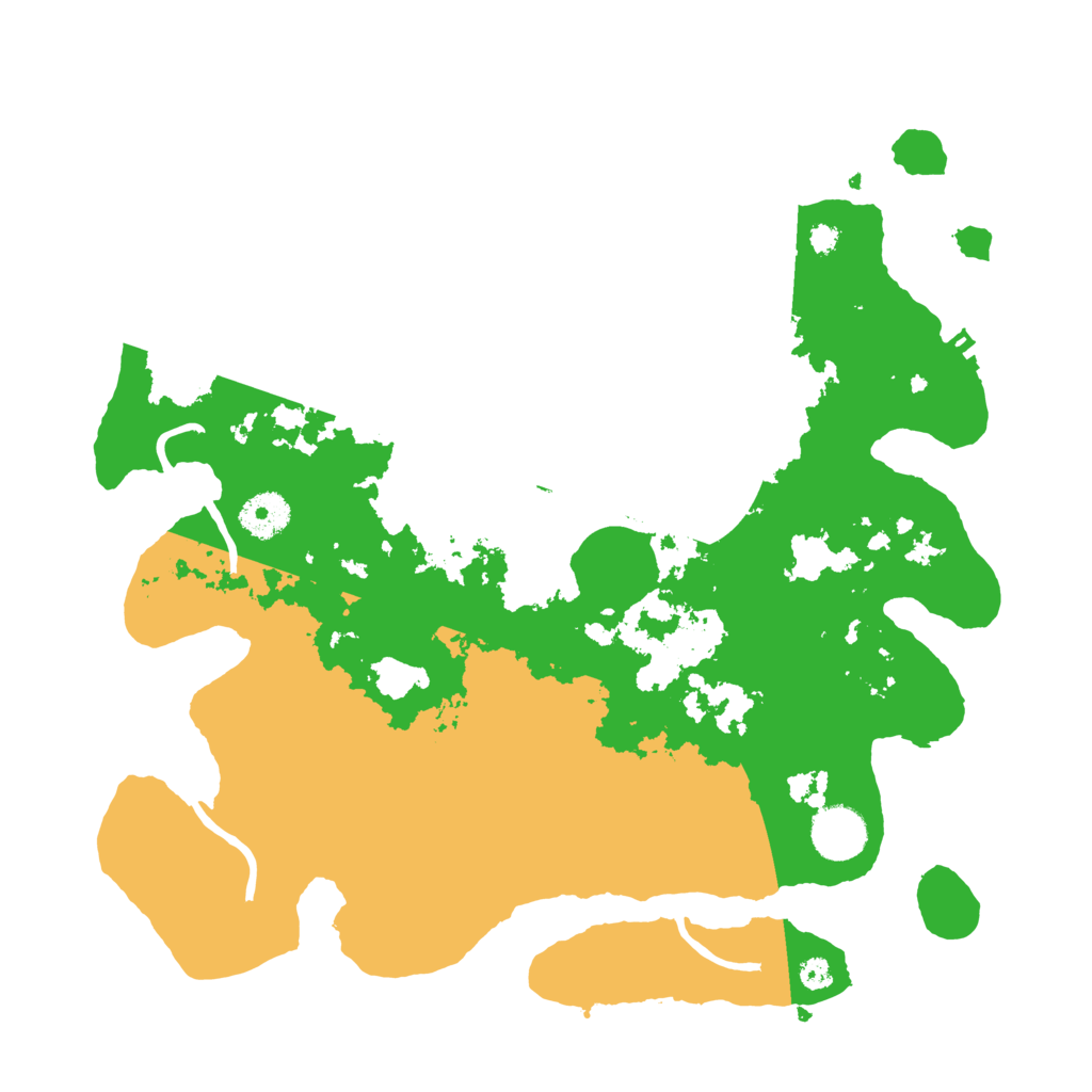 Biome Rust Map: Procedural Map, Size: 3500, Seed: 849561478