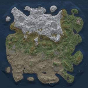 Thumbnail Rust Map: Procedural Map, Size: 4250, Seed: 1718303712, 20 Monuments