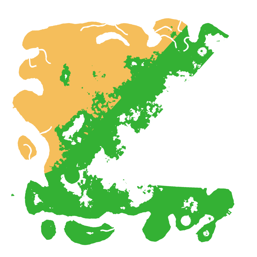 Biome Rust Map: Procedural Map, Size: 4500, Seed: 432184