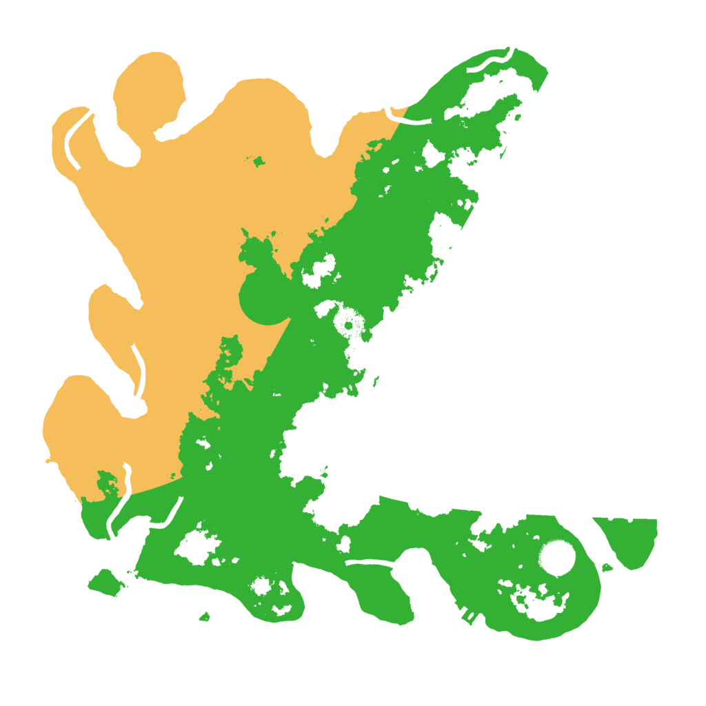 Biome Rust Map: Procedural Map, Size: 3500, Seed: 7458781