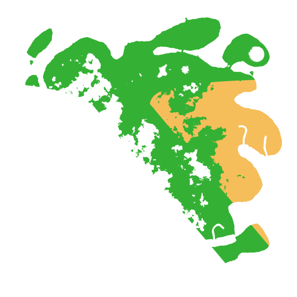 Biome Rust Map: Procedural Map, Size: 3500, Seed: 38572