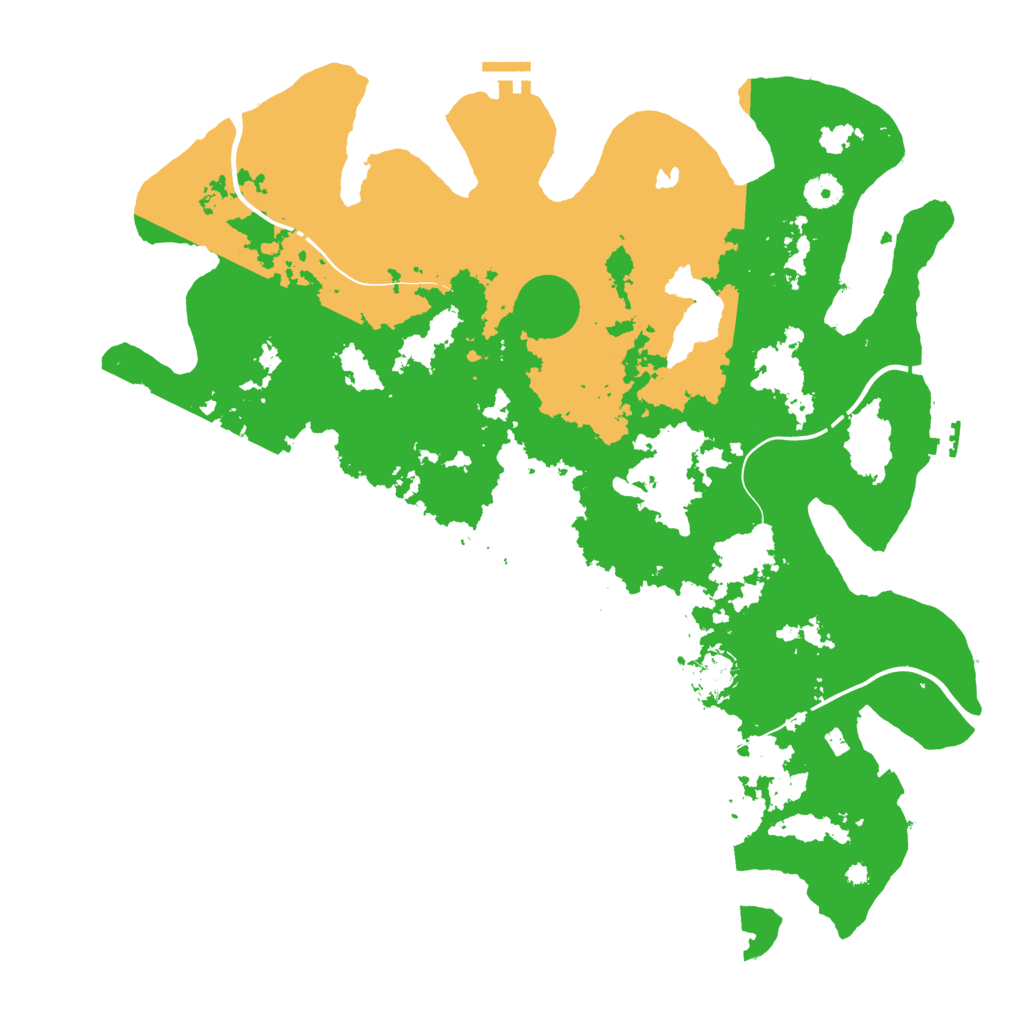 Biome Rust Map: Procedural Map, Size: 4250, Seed: 309907053