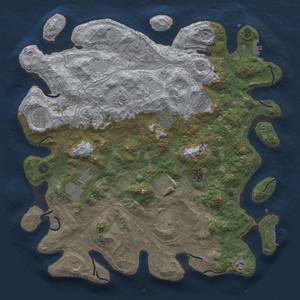 Thumbnail Rust Map: Procedural Map, Size: 4500, Seed: 1426755266, 20 Monuments