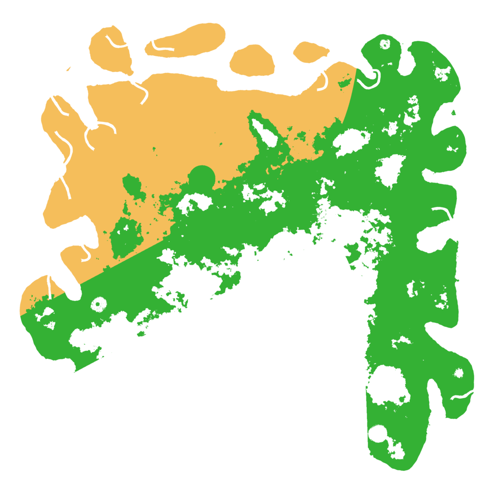 Biome Rust Map: Procedural Map, Size: 5000, Seed: 453375459