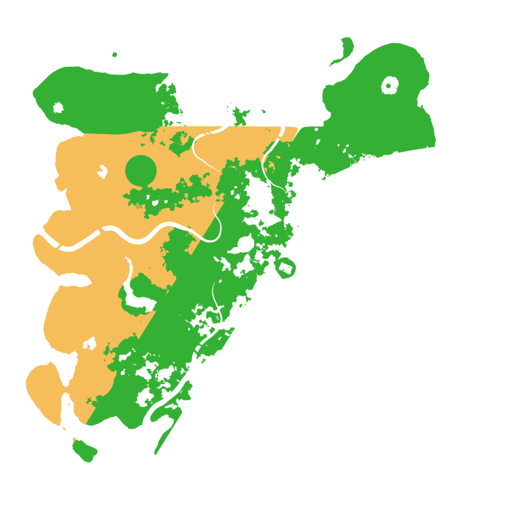 Biome Rust Map: Procedural Map, Size: 4250, Seed: 574940671