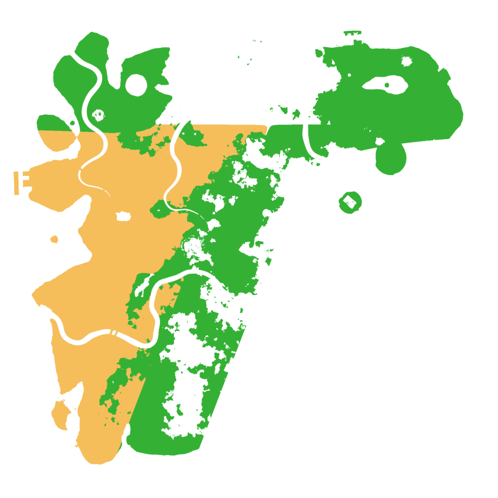 Biome Rust Map: Procedural Map, Size: 4300, Seed: 686560396