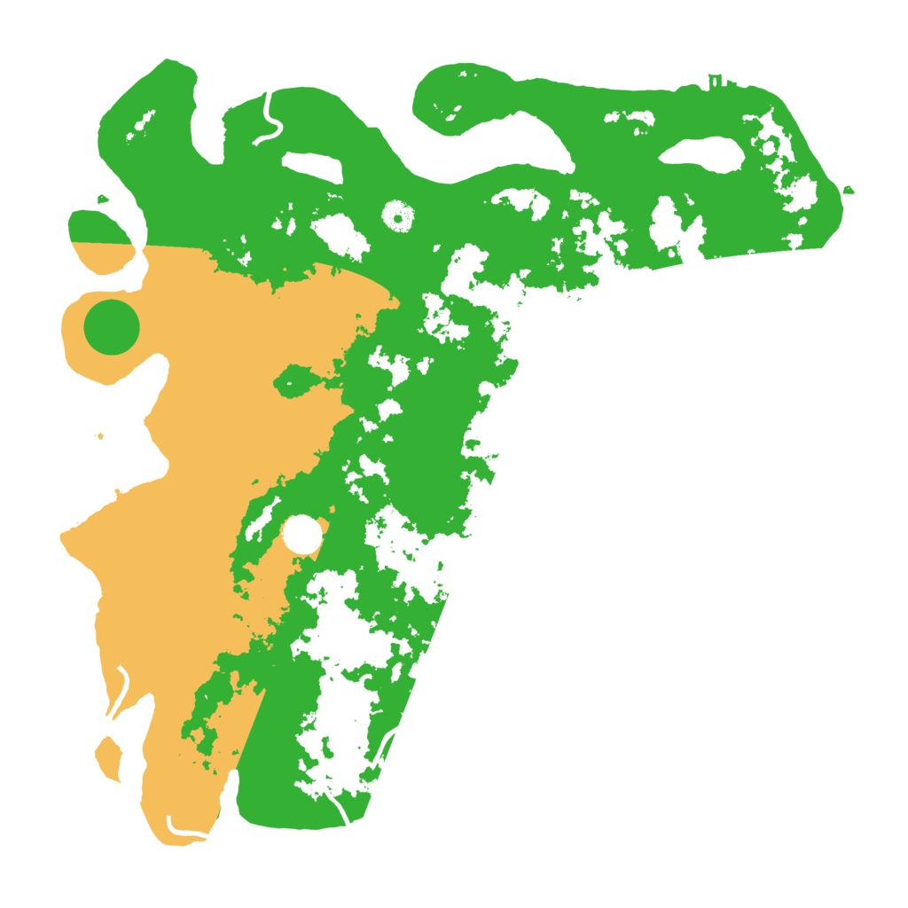 Biome Rust Map: Procedural Map, Size: 4300, Seed: 686560396