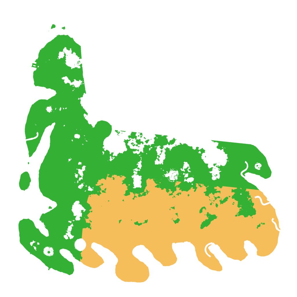Biome Rust Map: Procedural Map, Size: 4500, Seed: 696177516
