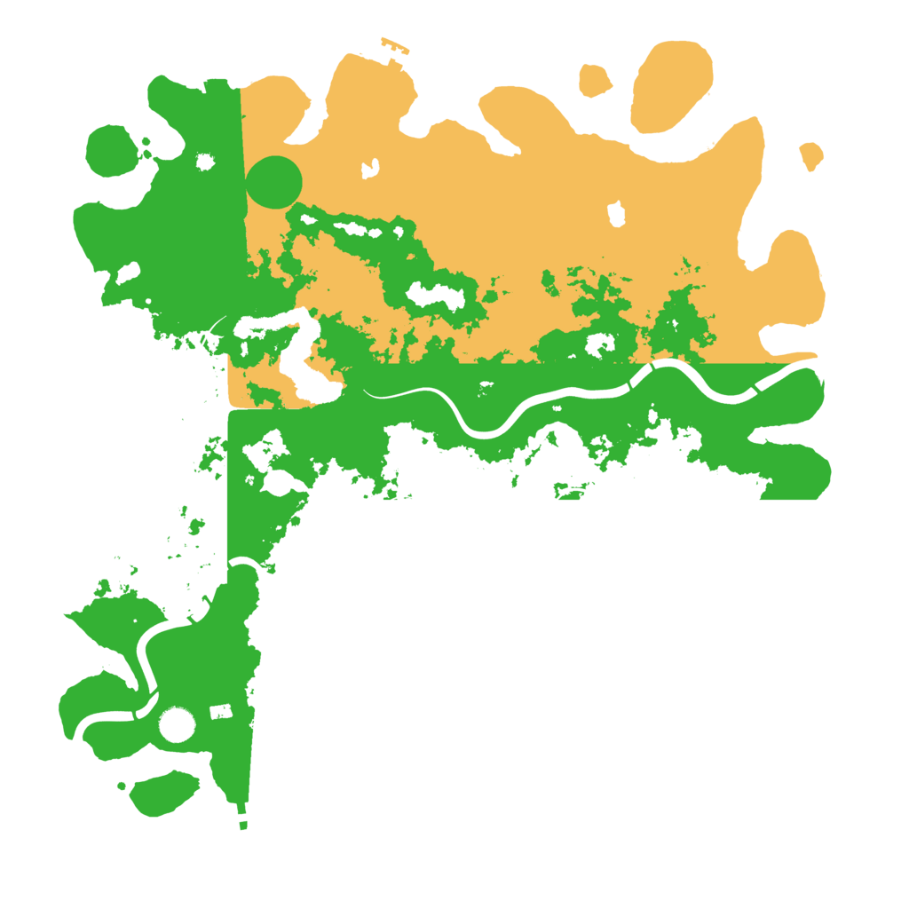 Biome Rust Map: Procedural Map, Size: 4500, Seed: 242614151