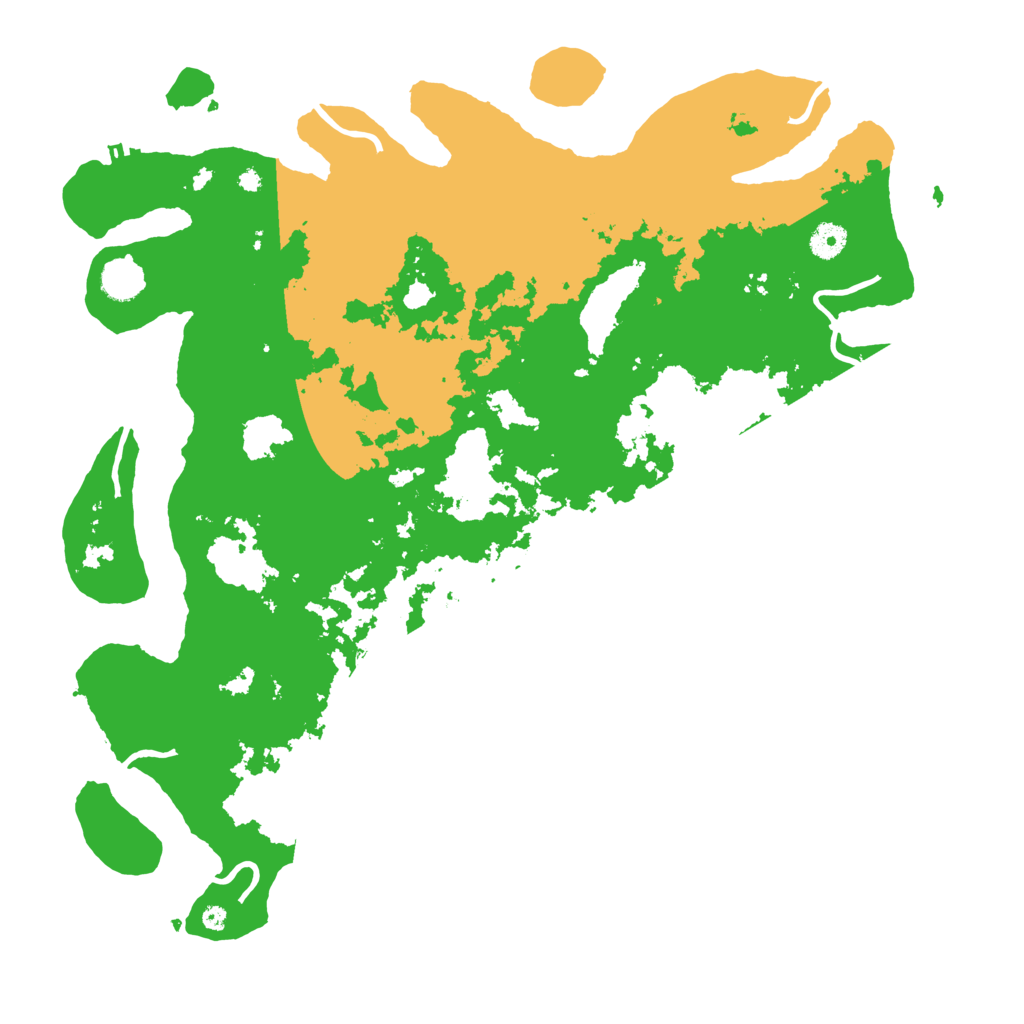 Biome Rust Map: Procedural Map, Size: 4300, Seed: 150724