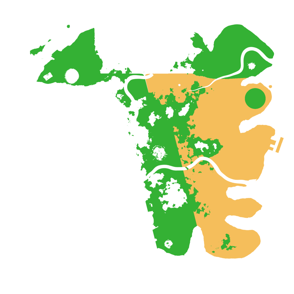 Biome Rust Map: Procedural Map, Size: 3750, Seed: 120598333