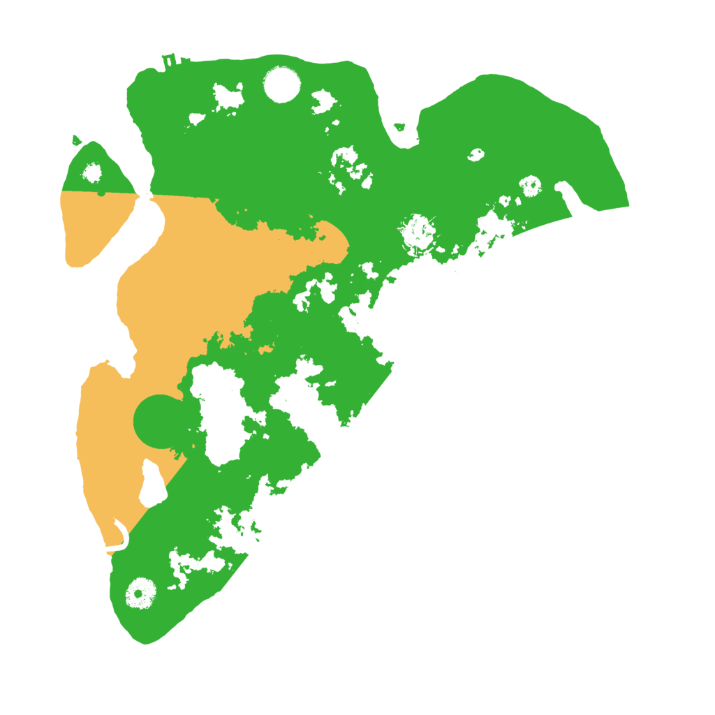 Biome Rust Map: Procedural Map, Size: 3500, Seed: 1552927237