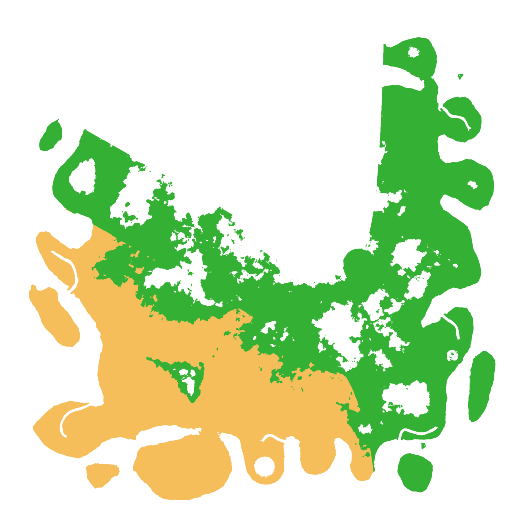 Biome Rust Map: Procedural Map, Size: 4600, Seed: 34857