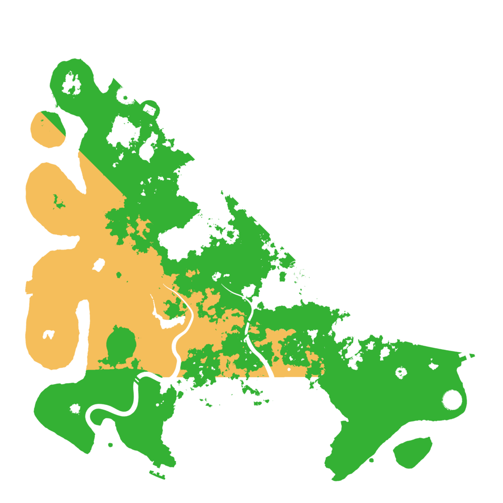Biome Rust Map: Procedural Map, Size: 4500, Seed: 1327453850