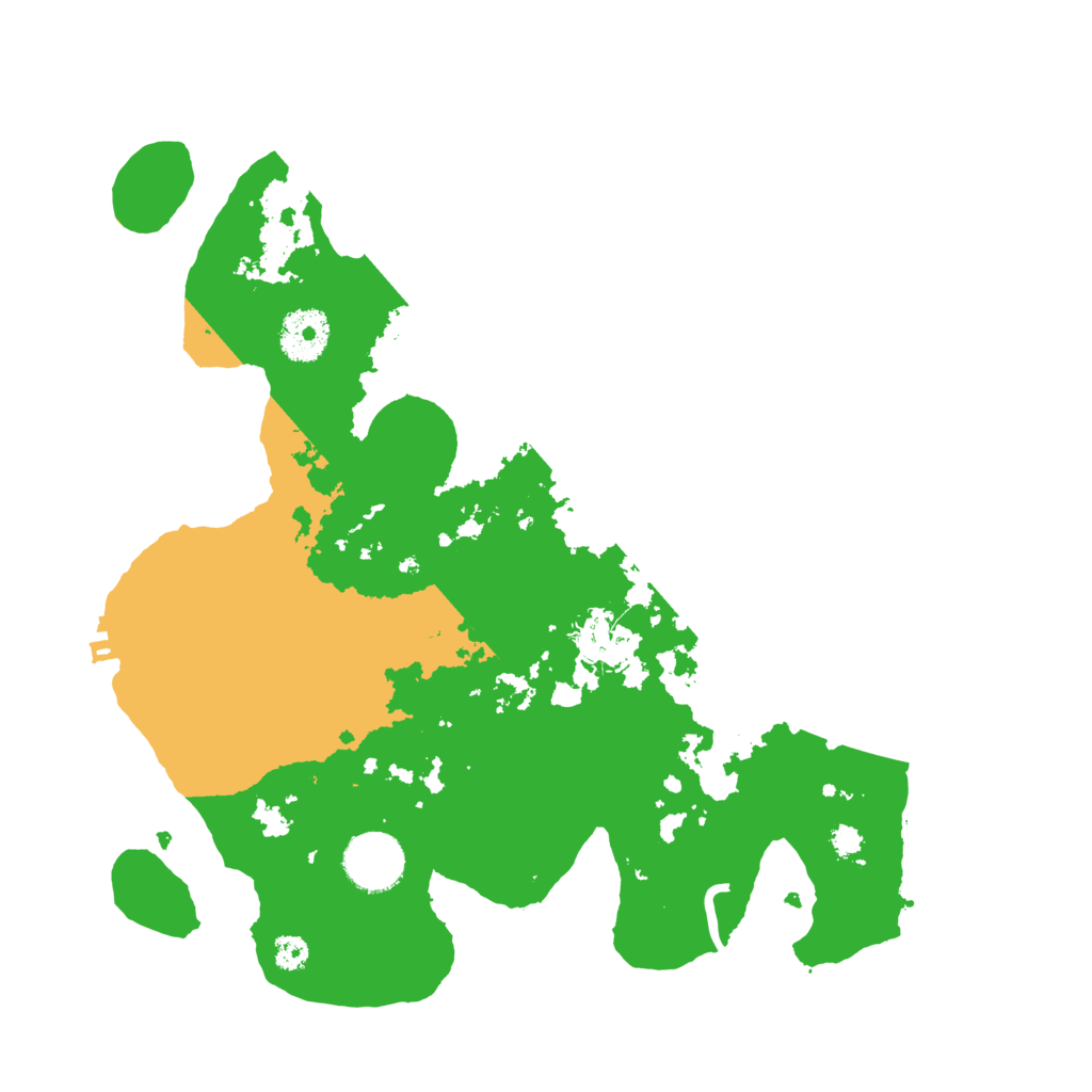 Biome Rust Map: Procedural Map, Size: 3200, Seed: 494749740