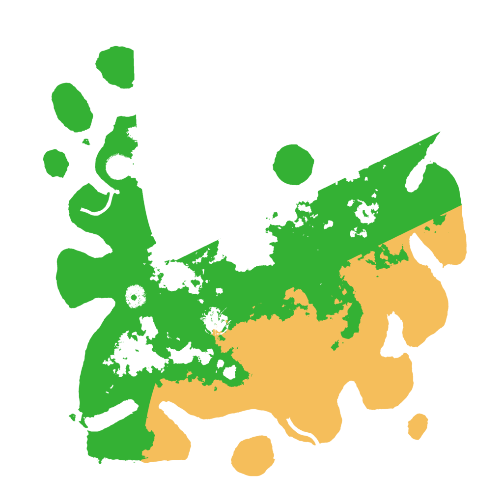 Biome Rust Map: Procedural Map, Size: 3500, Seed: 537178123