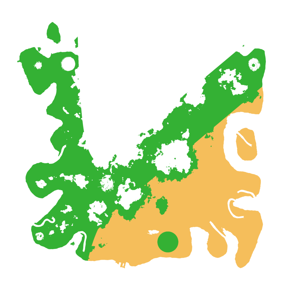 Biome Rust Map: Procedural Map, Size: 3700, Seed: 744492662