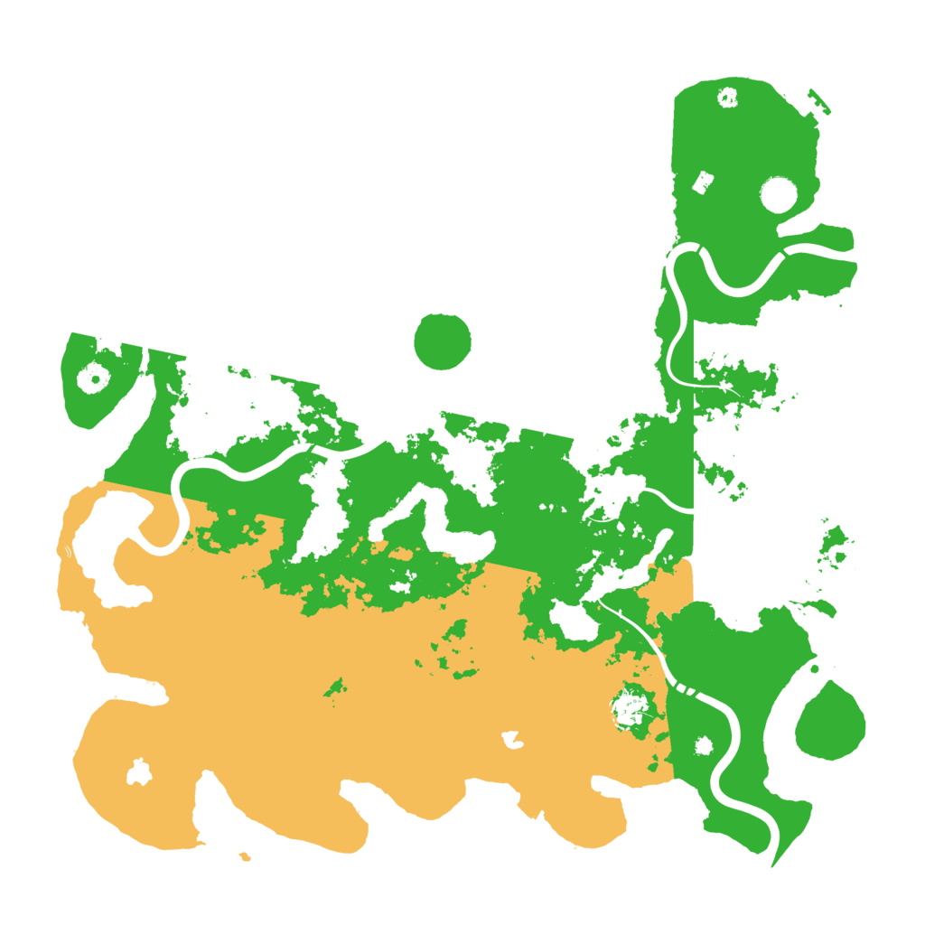 Biome Rust Map: Procedural Map, Size: 4500, Seed: 109