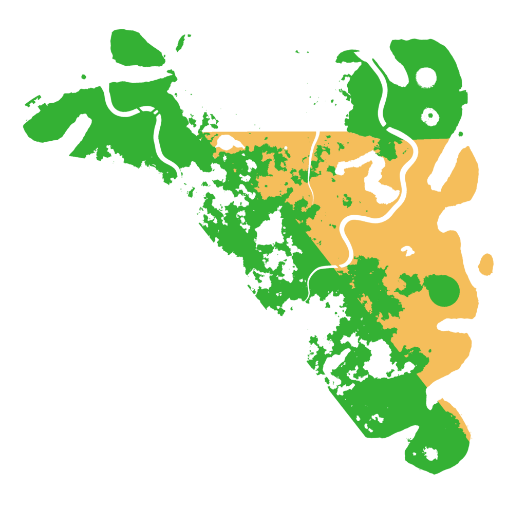Biome Rust Map: Procedural Map, Size: 4500, Seed: 839990581