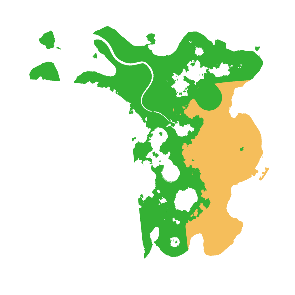 Biome Rust Map: Procedural Map, Size: 3000, Seed: 665319768