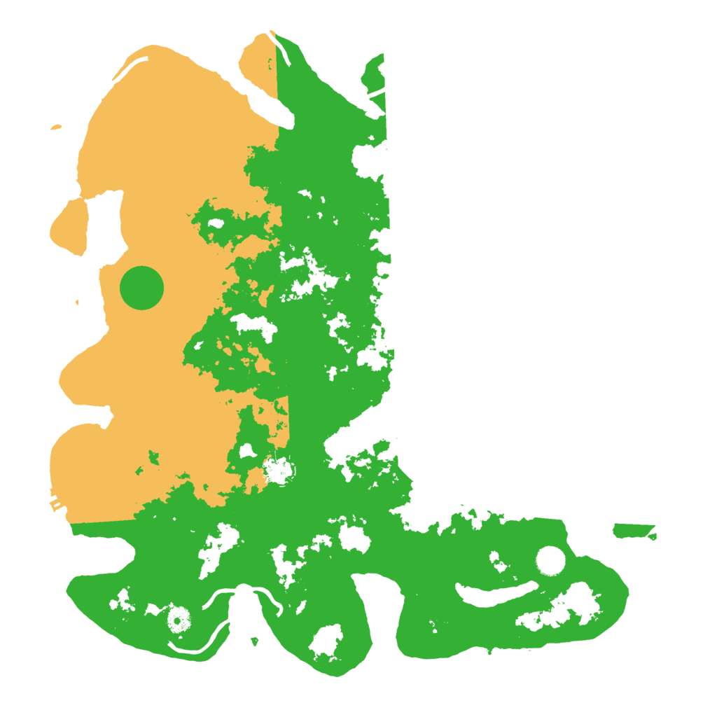 Biome Rust Map: Procedural Map, Size: 4300, Seed: 44993377