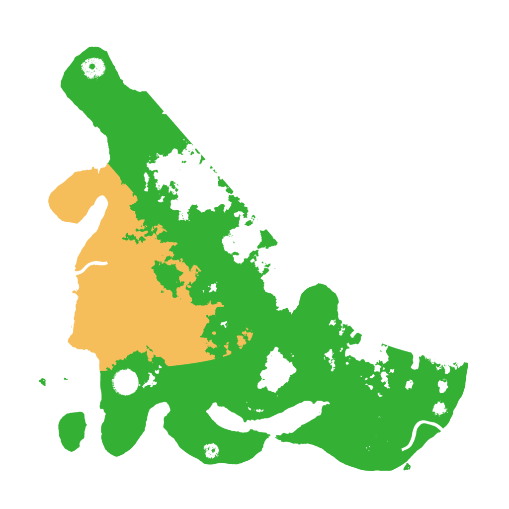 Biome Rust Map: Procedural Map, Size: 3500, Seed: 7583237