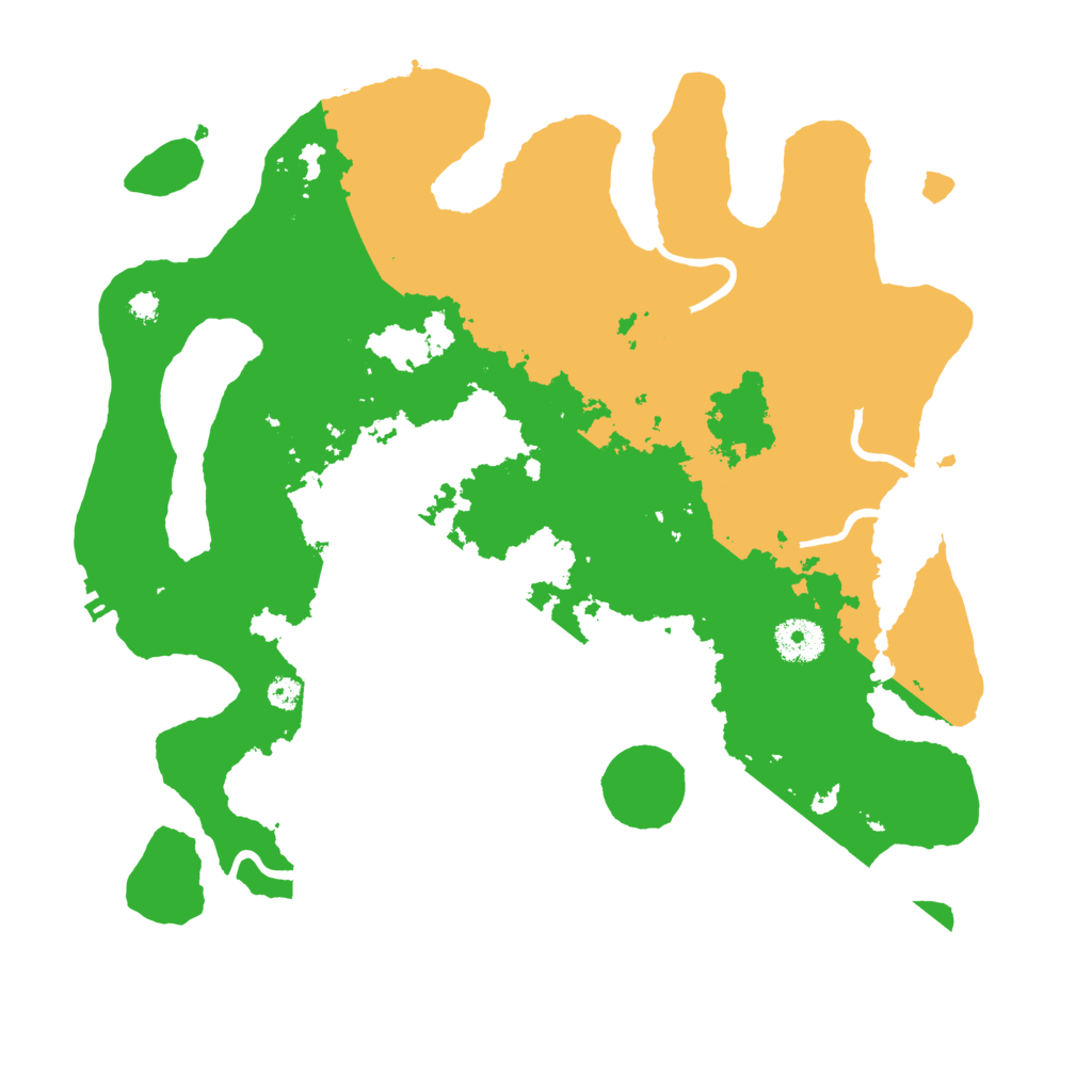 Biome Rust Map: Procedural Map, Size: 3500, Seed: 465682565