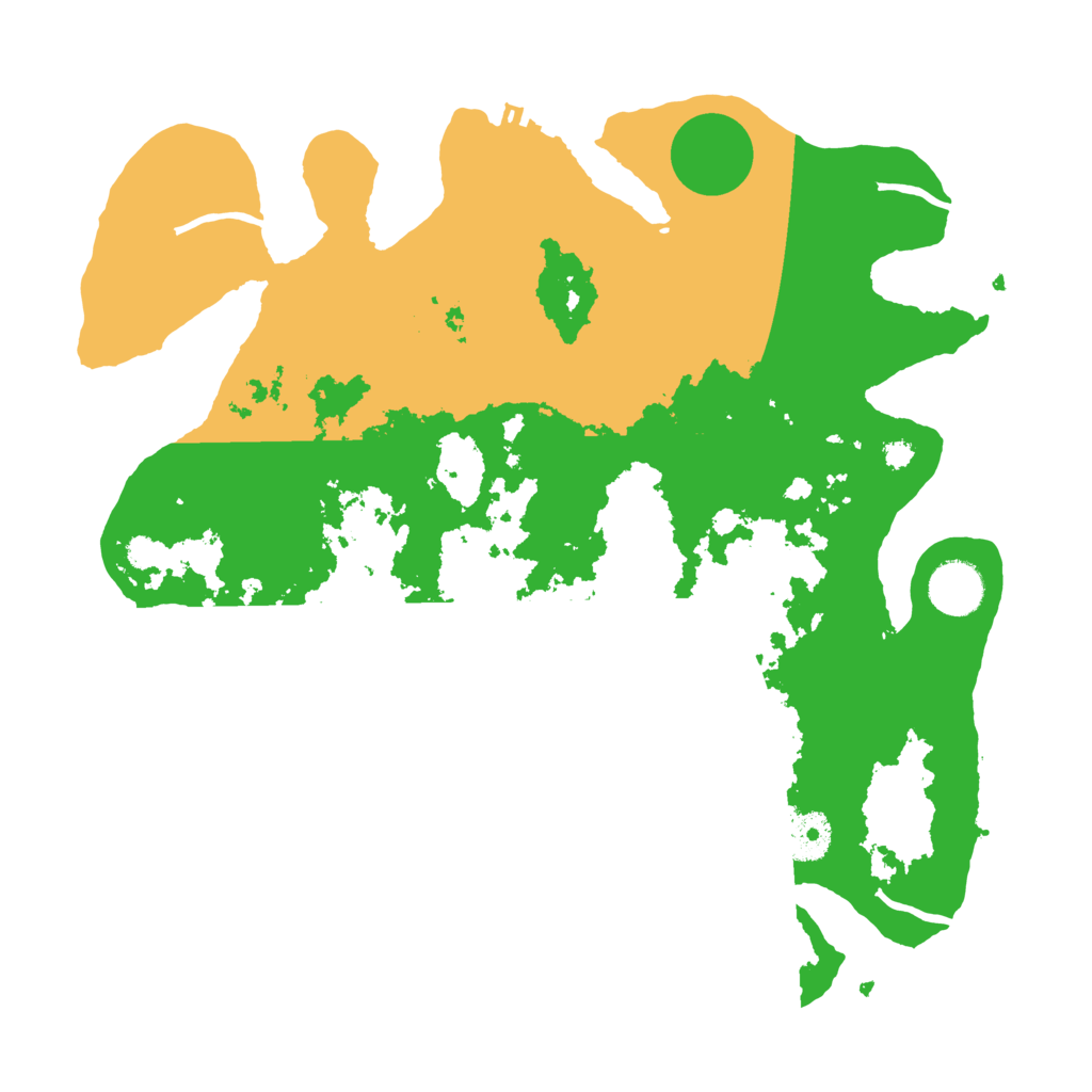 Biome Rust Map: Procedural Map, Size: 3500, Seed: 365731198