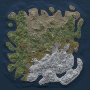 Thumbnail Rust Map: Procedural Map, Size: 4250, Seed: 29586884, 19 Monuments