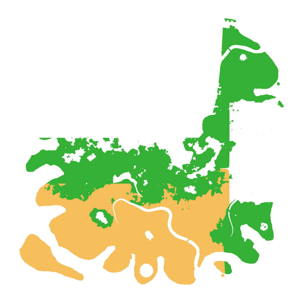 Biome Rust Map: Procedural Map, Size: 4000, Seed: 6733525