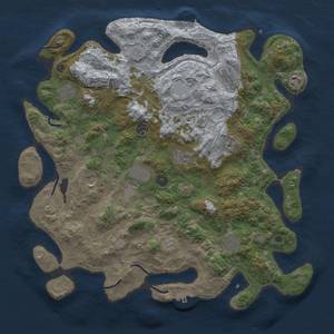 Thumbnail Rust Map: Procedural Map, Size: 4250, Seed: 709998298, 18 Monuments