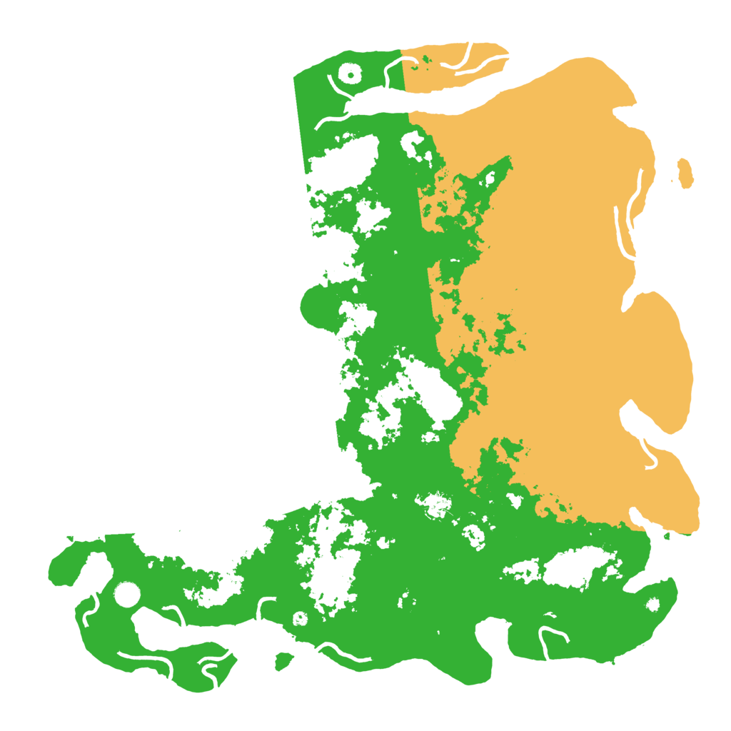 Biome Rust Map: Procedural Map, Size: 5000, Seed: 965391267
