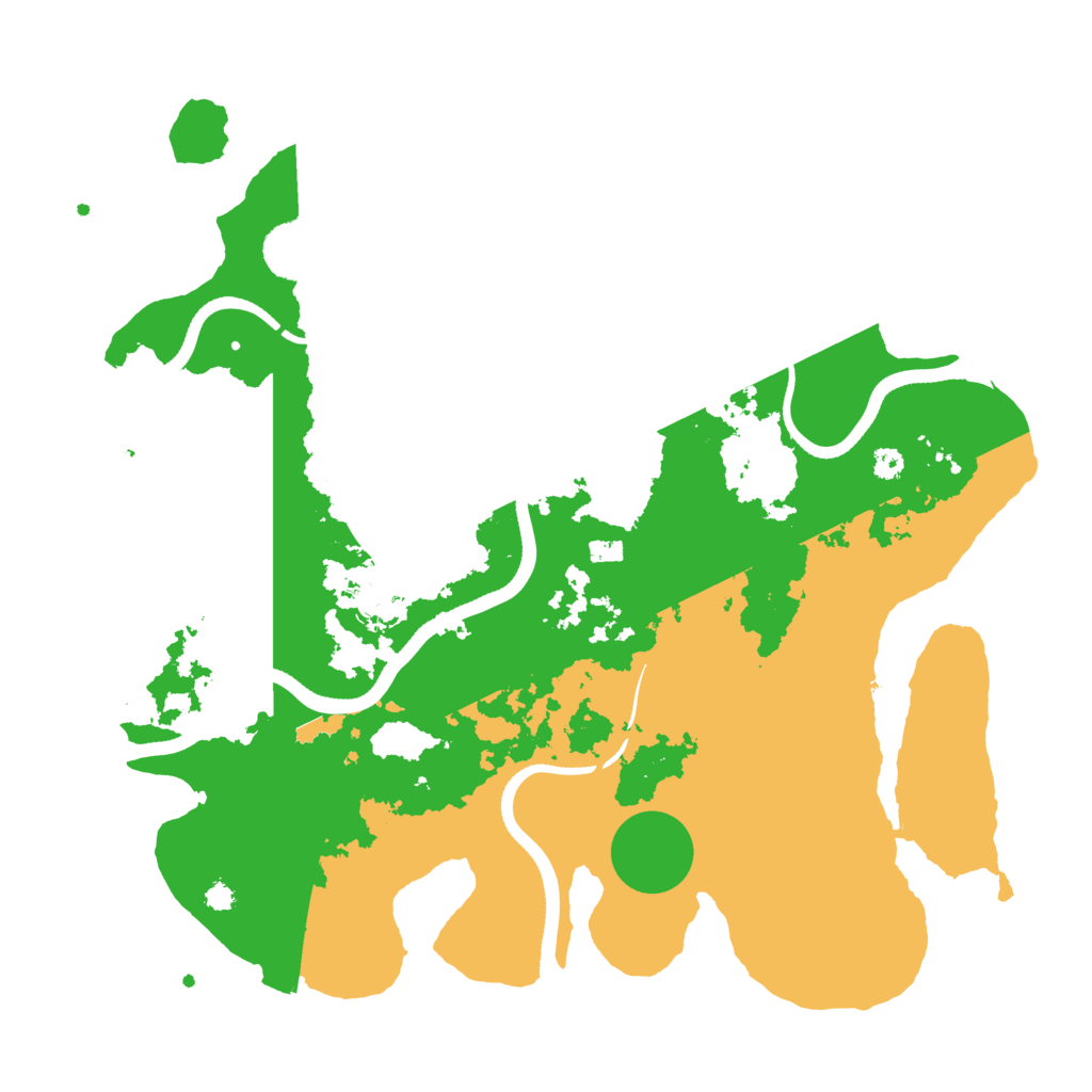 Biome Rust Map: Procedural Map, Size: 3500, Seed: 763205394