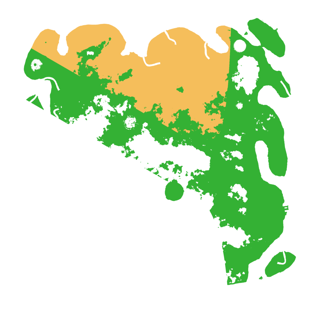 Biome Rust Map: Procedural Map, Size: 4500, Seed: 1304118858