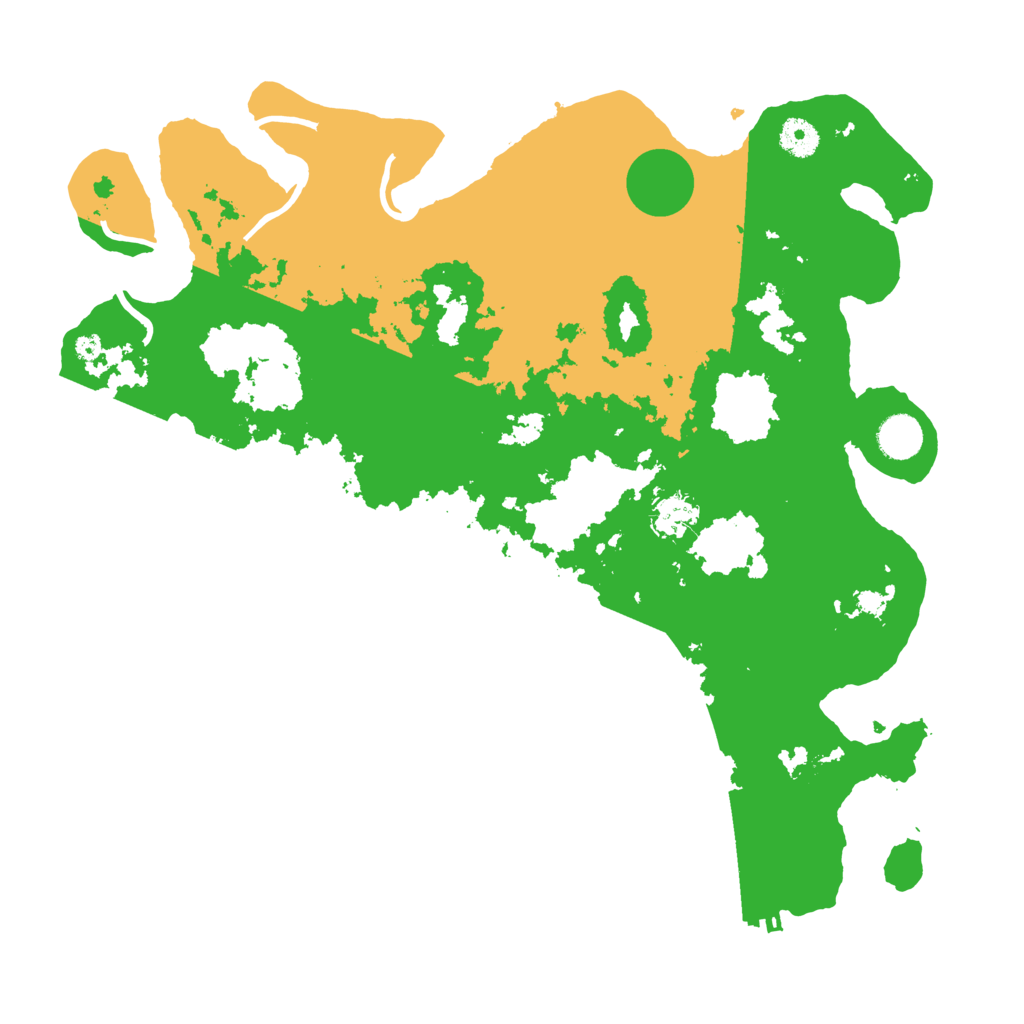 Biome Rust Map: Procedural Map, Size: 4000, Seed: 88888
