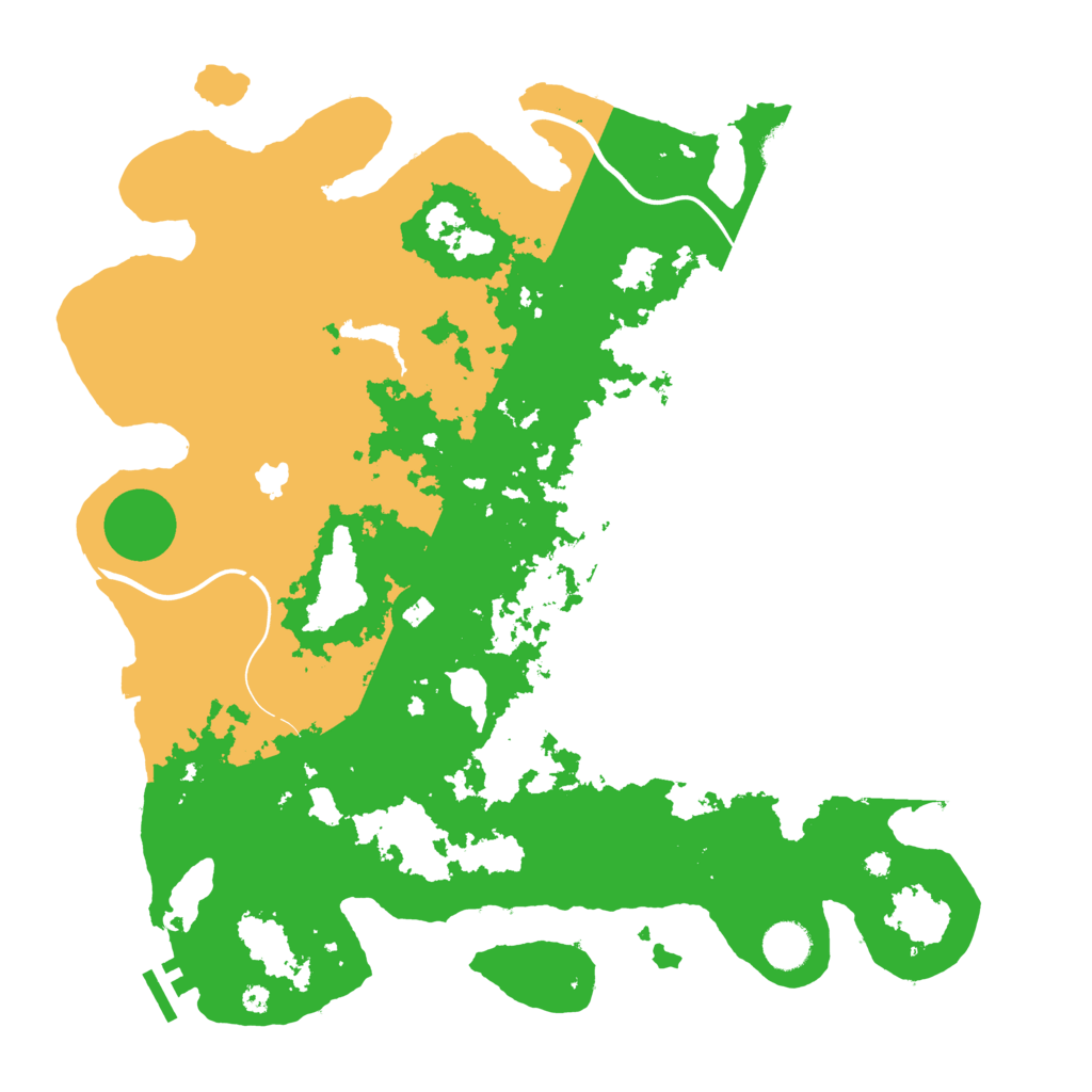 Biome Rust Map: Procedural Map, Size: 4000, Seed: 98237648