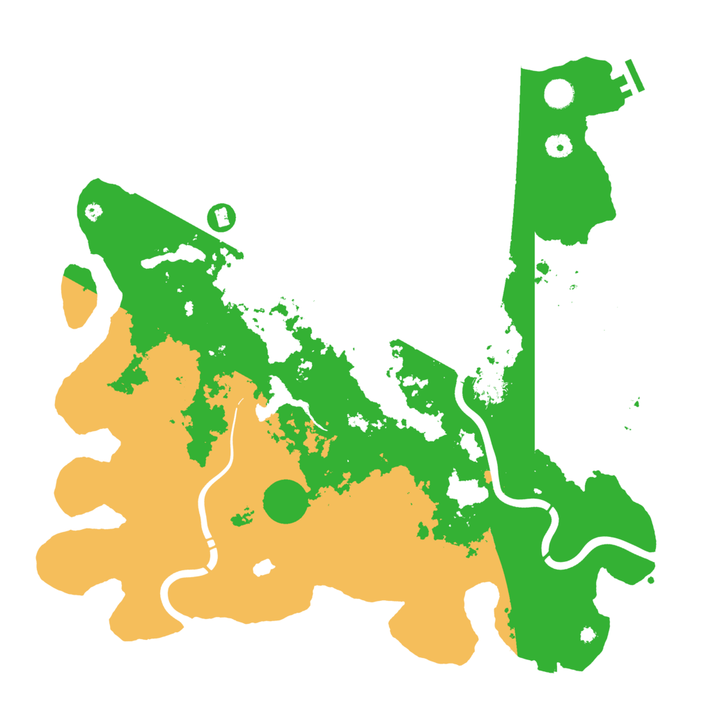 Biome Rust Map: Procedural Map, Size: 4250, Seed: 592509074